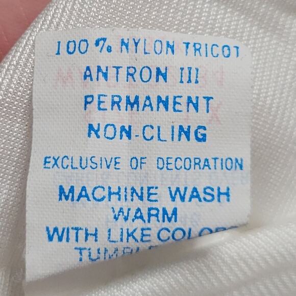 Vintage Briar Creek Volup Half Slip - white, size 1x - Picture 5 of 8